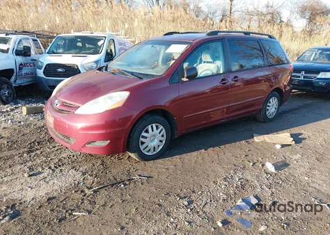 2008 Toyota Sienna Le из США, поврежденный, VIN 5TDZK23C78S172828